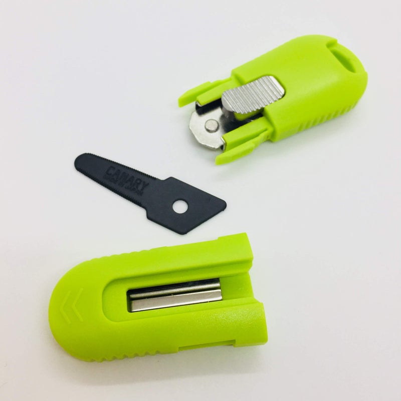CANARY Box Cutter Auto Retractable Blade, Safety Box Opener Tool [Non-Stick Fluorine Coating Blade], Made in JAPAN, Green (DC-20F-1) - Image 5